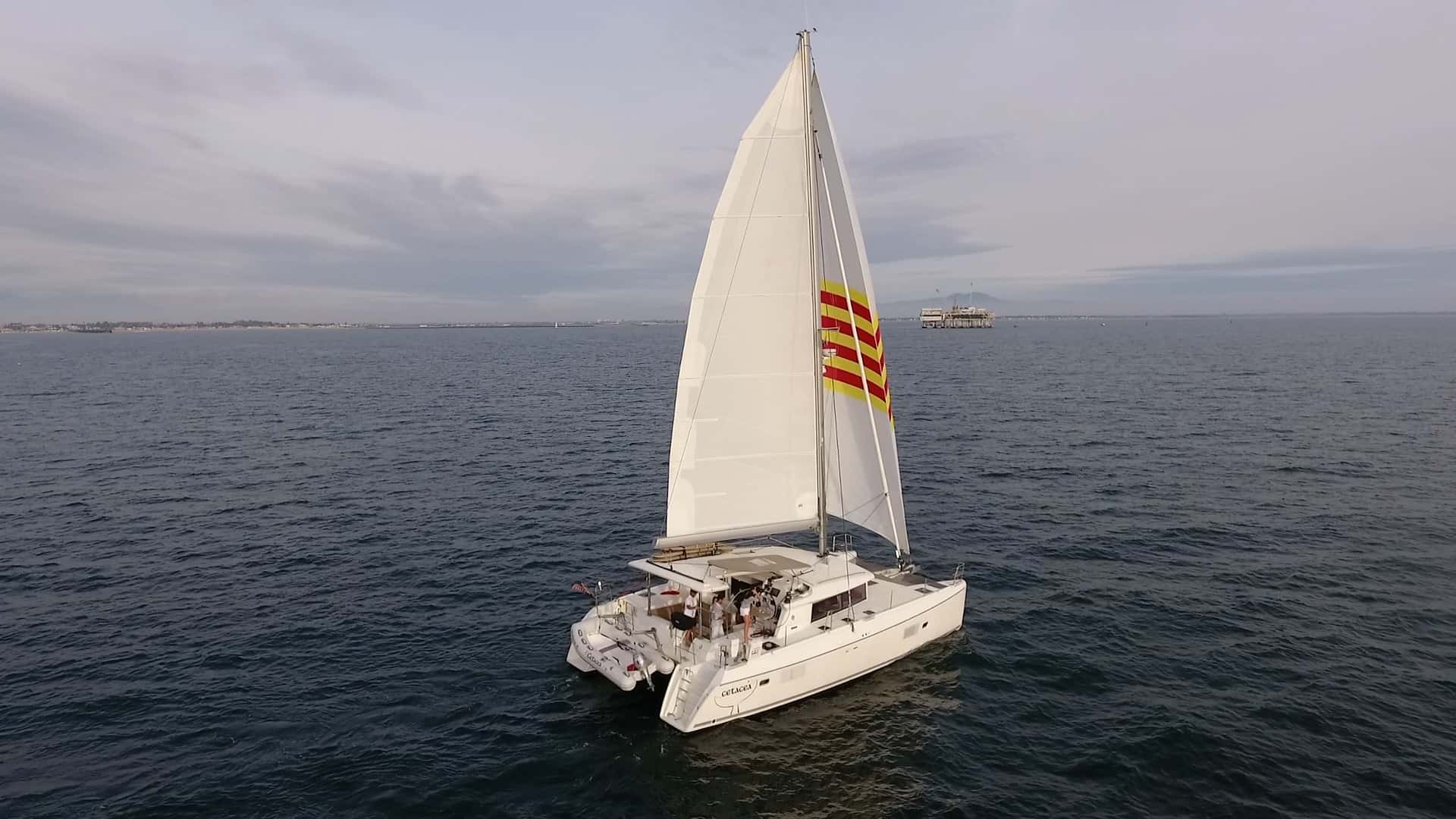 42' sailing catamaran - boat rental near me