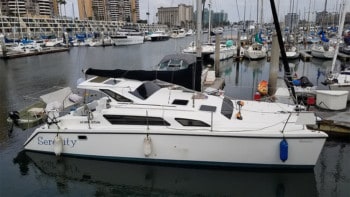 34' catamaran rental - Marina del Rey